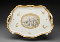Tray (part of a Coffee Service) by Vienna State Porcelain Manufactory (Manufacturer)