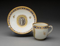 Cup and Saucer (part of a Coffee Service) by Vienna State Porcelain Manufactory (Manufacturer)