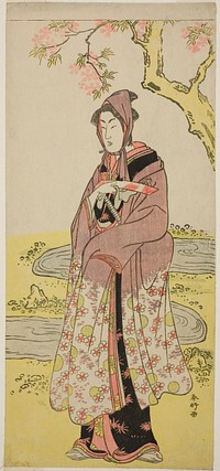 The Actor Segawa Kikunojo III as Kumenosuke in the Play Keisei Natori Soga, Performed at the Kiri Theater in the Second Month, 1788 by Katsukawa Shunkо̄