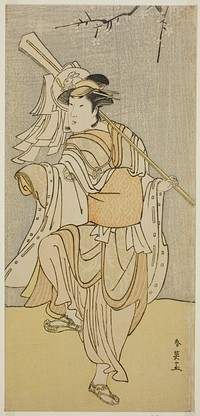 The Actor Segawa Kikunojo III as Osaku in the Play Sayo no Nakayama Hiiki no Tsurigane, Performed at the Nakamura Theater in the Eleventh Month, 1790 by Katsukawa Shun'ei