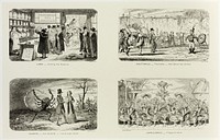 Libra - Striking the Balance from George Cruikshank's Steel Etchings to The Comic Almanacks: 1835-1853 (top left) by George Cruikshank