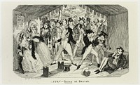 July - Down at Beulah from George Cruikshank's Steel Etchings to The Comic Almanacks: 1835-1853 by George Cruikshank