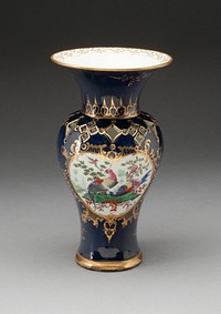 Vase (part of a pair) by Worcester Porcelain Factory (Manufacturer)