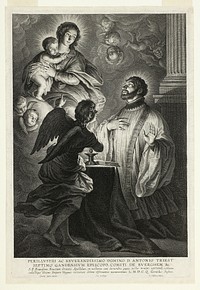 The Virgin and Child Appearing to Saint Francis Xavier by Schelte Adamsz. Bolswert
