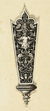 Ornamental Design for Knife Handle by Theodor de Bry