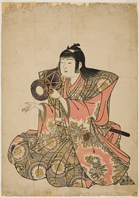 The Hand-Drum Player, from an untitled series of five musicians by Kitao Shigemasa