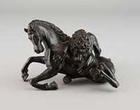 Lion Attacking a Stallion by Antonio Susini
