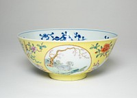 Bowl with Six Goats