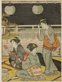 The Seventh Month (Shichigatsu), from the series "Twelve Months in the South (Minami juni ko)" by Torii Kiyonaga