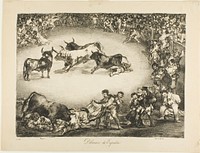 Spanish Entertainment, from The Bulls of Bordeaux by Francisco José de Goya y Lucientes