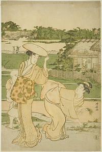 Spring Outing to Mukojima by Torii Kiyonaga