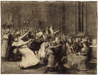 Dance at Insane Asylum by George Wesley Bellows