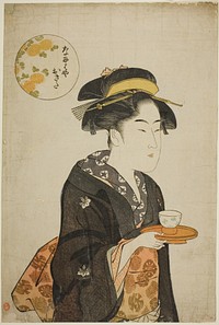 The Waitress Okita of the Naniwaya by Katsukawa Shunchô