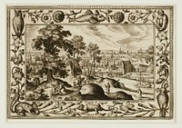 The Parable of the Good Samaritan, from Landscapes with Old and New Testament Scenes and Hunting Scenes by Adriaen Collaert, II