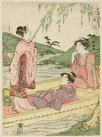The Eighth Month (Hachigatsu), from the series "Popular Customs of the Twelve Months (Fuzoku juni ko)" by Katsukawa Shunchô