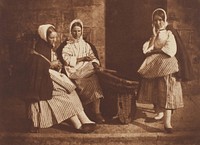 Mrs. Logan and Two Unknown Women, Newhaven by David Octavius Hill