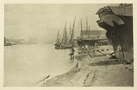 In the Yarmouth River by Peter Henry Emerson