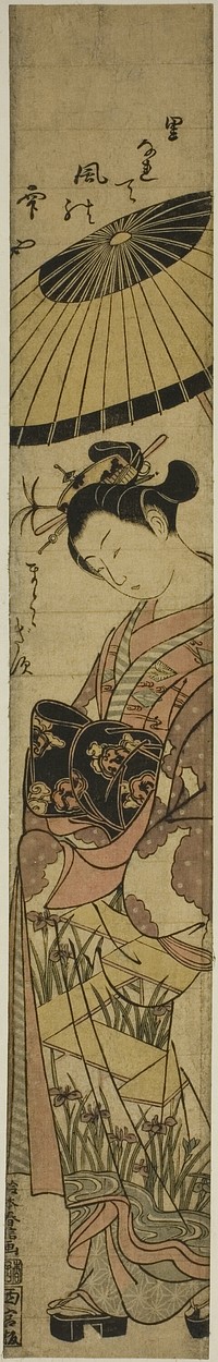 Courtesan on Parade by Suzuki Harunobu