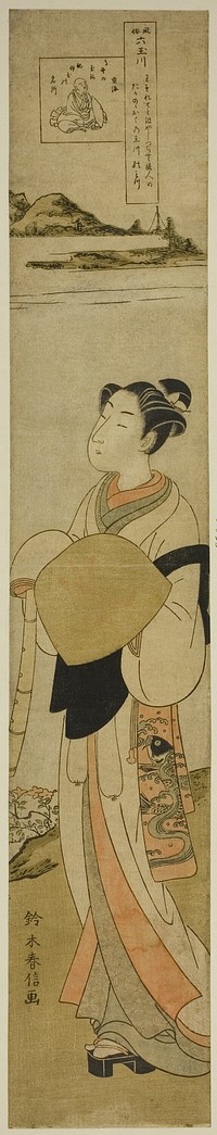 The Koya Jewel River (Koya no Tamagawa), from the series "Six Jewel Rivers in Popular Customs (Fuzoku Mu Tamagawa)" by Suzuki Harunobu