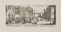 The Hospital, plate fifteen from The Miseries of War by Jacques Callot