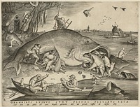 Big Fish Eat Little Fish by Pieter van der Heyden