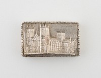 Vinaigrette with View of Eley Cathedral by Taylor & Perry (firm) (Manufacturer)
