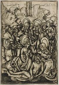 Lamentation Over Christ by Master S