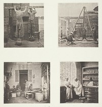 Rolling Scented Caper and Gunpowder Teas; Weighing Tea for Exportation; A Tea House, Canton; A Tea-Tasting Room, Canton by John Thomson