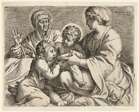 Madonna and Child with Saints Elizabeth and John the Baptist by Annibale Carracci