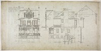 David Lewinsohn House, Chicago, Illinois, North and South Elevations by Fritz Frederick L. Foltz (Architect)
