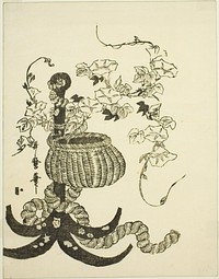 An Arrangement of Morning Glories (Asagao) by Kitagawa Utamaro