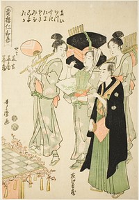 Seiro niwaka by Kitagawa Utamaro