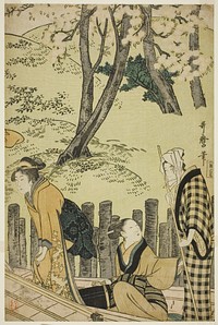 The Embankment at Mimeguri by Kitagawa Utamaro