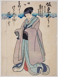 Memorial Portrait of the Actor Bando Shuka I by Utagawa School