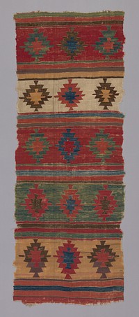 Kilim with Bands of "Star" Motifs