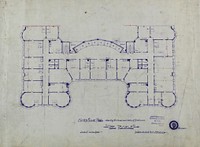Women's Temple Building, Chicago, Illinois, Ninth Floor Plan by Burnham and Root (Architect)
