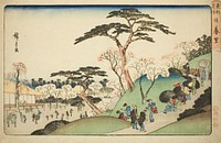 Nippori, from the series "Famous Places in the Eastern Capital (Toto meisho)" by Utagawa Hiroshige