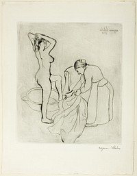 Woman at Her Bath by Suzanne Valadon