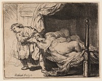 Joseph and Potiphar's Wife by Rembrandt van Rijn