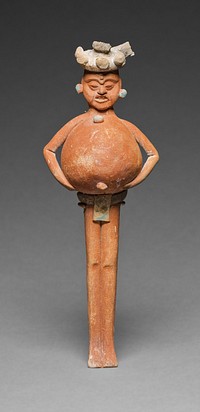 Rattle in the Form of a Mythological Figure by Maya