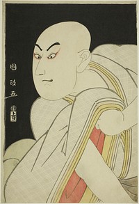 The actor Sawamura Sojuro lll as the lay priest Kiyomori by Utagawa Kunimasa