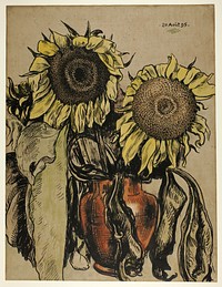 Sunflowers by Georges Lemmen