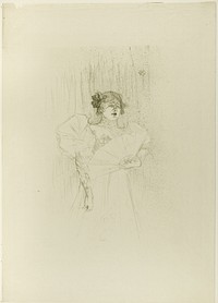 Luce Myrès, Front View by Henri de Toulouse-Lautrec