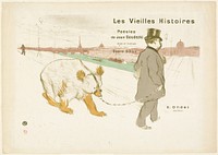 Cover and Frontispiece to Les Vieilles Histoires by Henri de Toulouse-Lautrec
