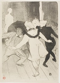 At the Folies-Bergère: The Modesty of Monsieur Prudhomme by Henri de Toulouse-Lautrec