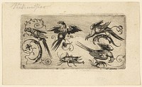 Ornament Panels with Birds: Plate 3 by Adrian Muntink