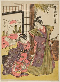 Act Two: The House of Kakogawa Honzo from the play Chushingura (Treasury of Loyal Retainers) by Katsukawa Shunsho