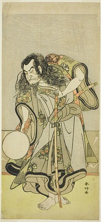 Actor Nakamura Nakazô I as Monk Shunkan in “Outing to Pick Pine Seedlings on the Rat-Day of the New Year” (“Hime Komatsu Ne no Hi Asobi”) by Katsukawa Shunkо̄