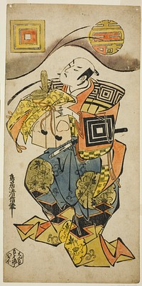 The Actor Ichikawa Danjuro II as Soga no Juro in the play "Hanabusa Bunshin Soga," performed at the Ichimura Theater in the first month, 1733 (?) by Torii Kiyonobu II