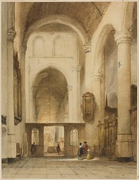 Church Interior by Johannes Bosboom